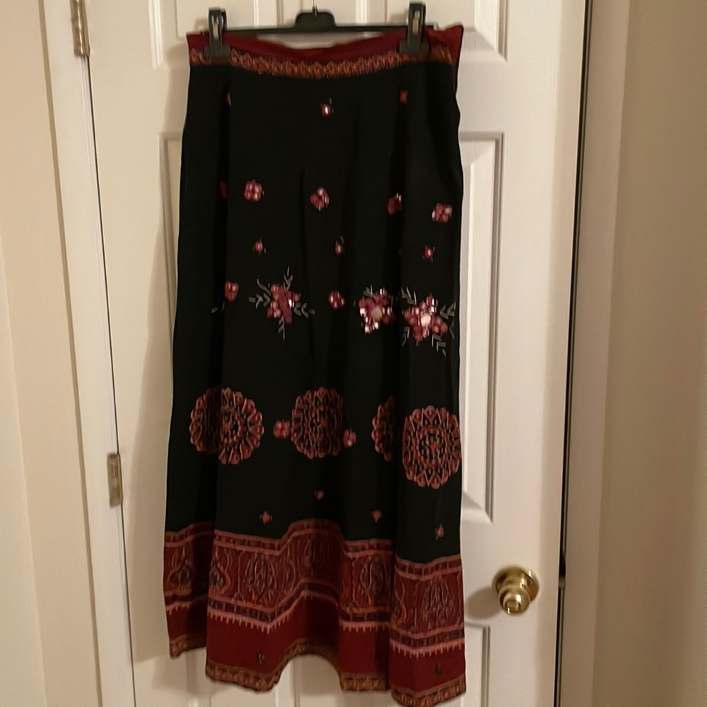 Willi smith prairie boho skirt